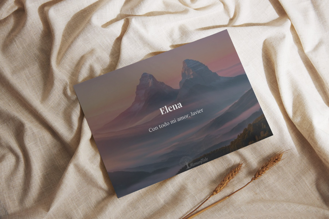 Ejemplo de libro MemoryTale personalizado